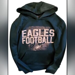 Eagles Football Kids Hoodie - Green
